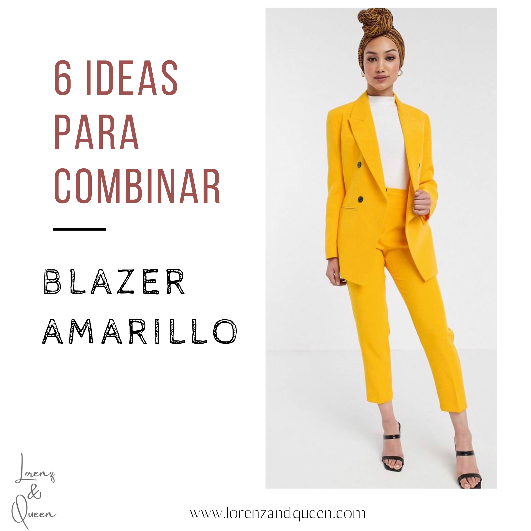 6 IDEAS PARA COMBINAR BLAZER AMARILLO