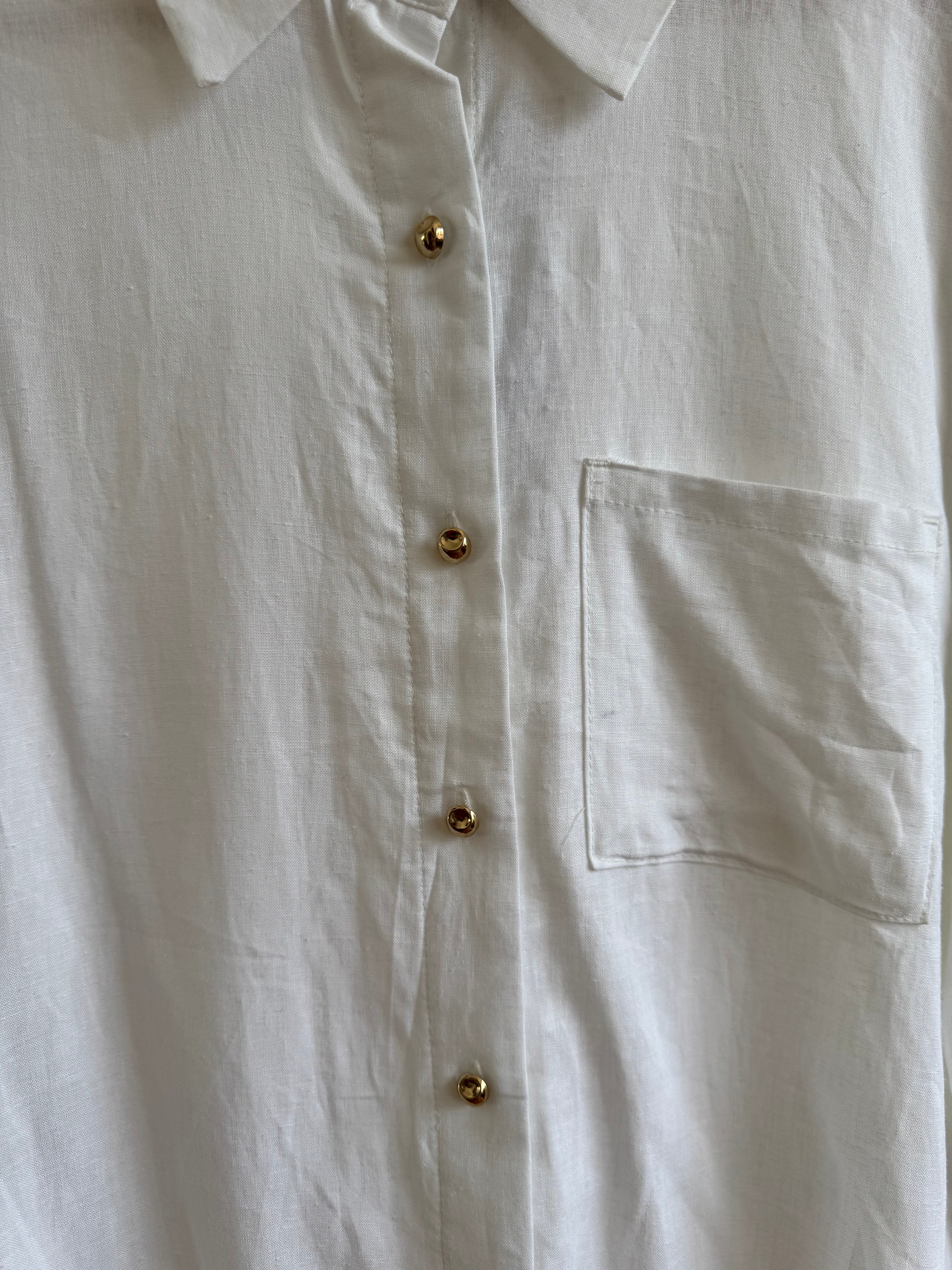 Camisa Lino Blanco