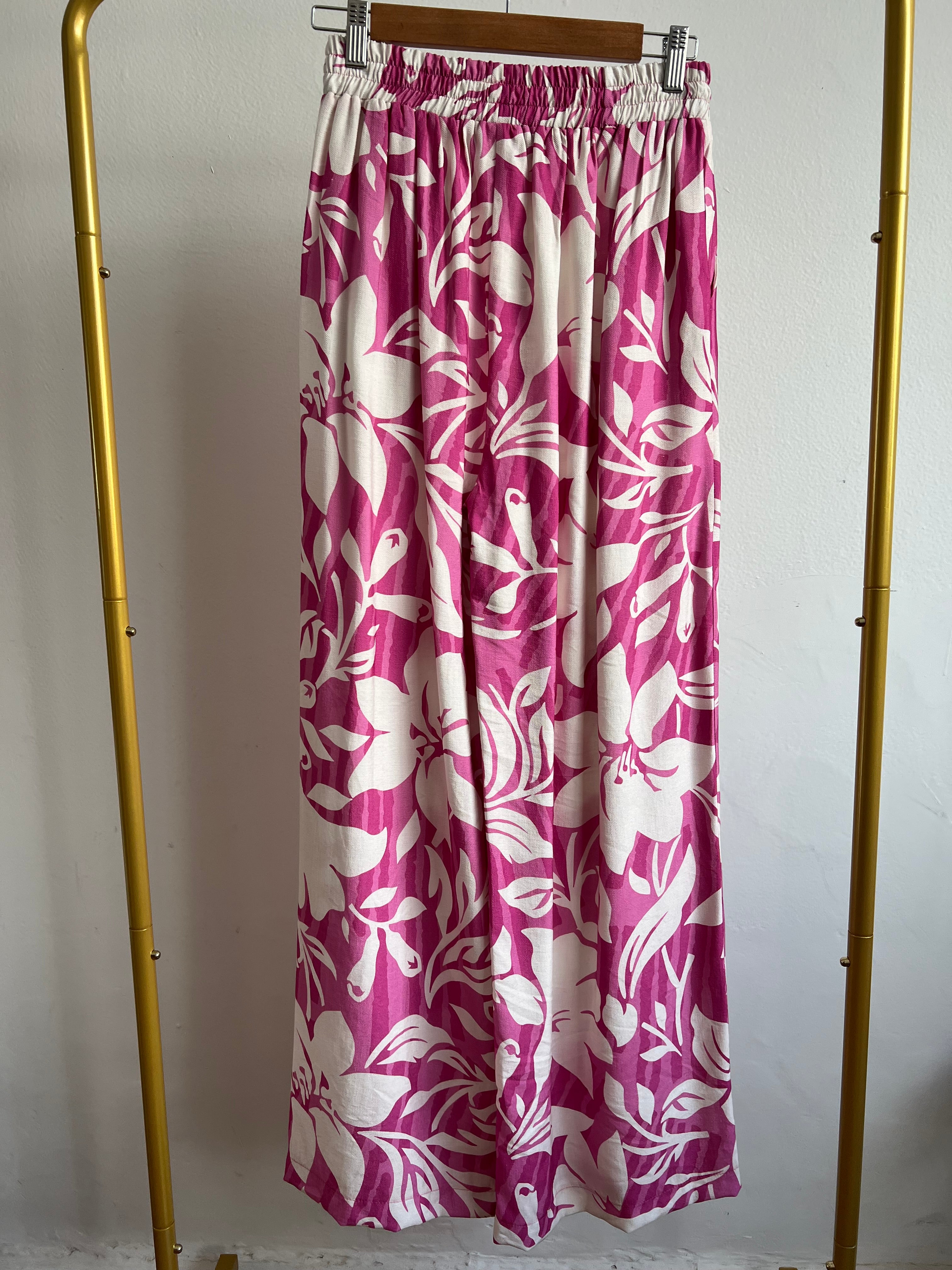 Set estampado rosa