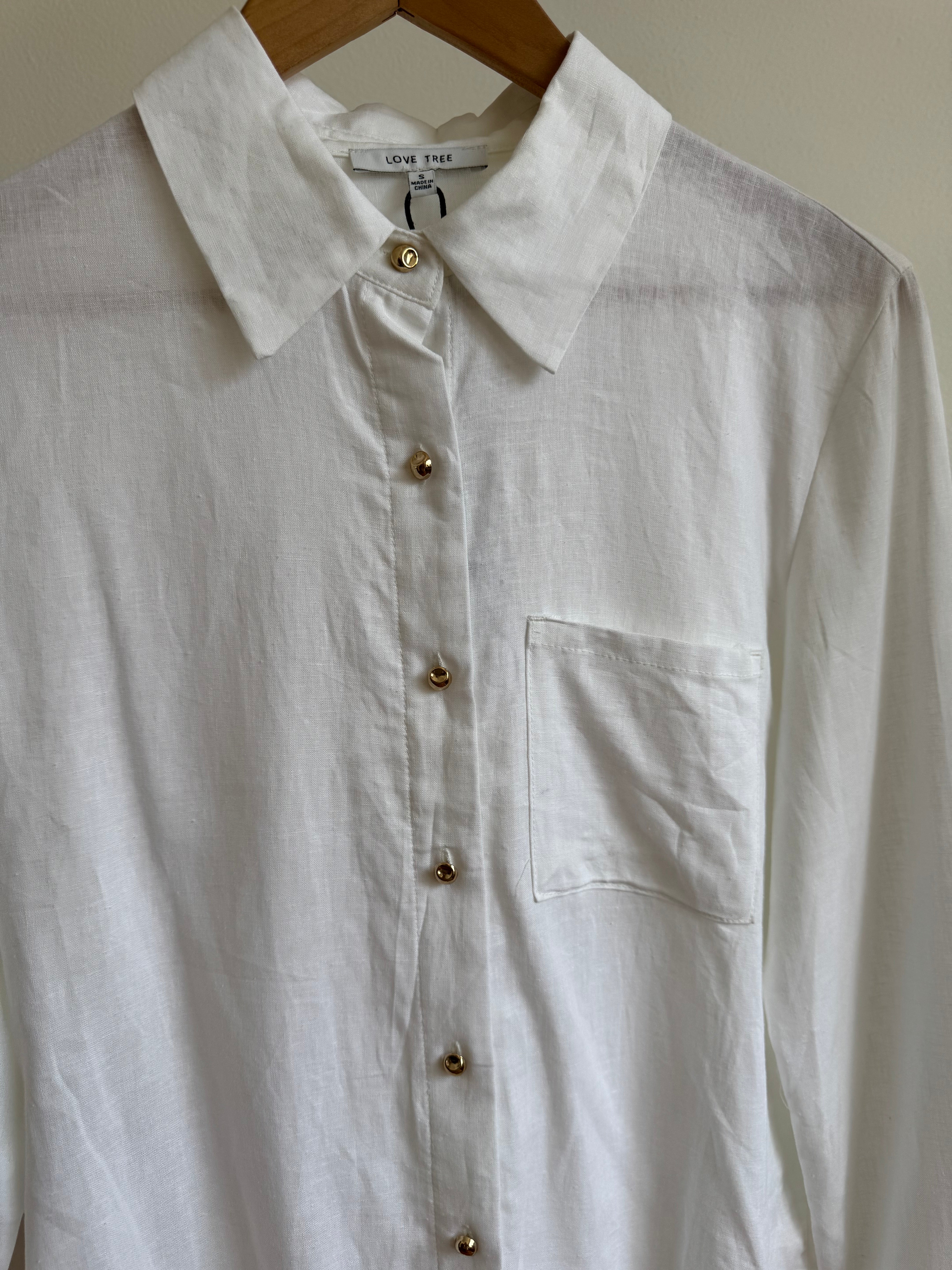 Camisa Lino Blanco