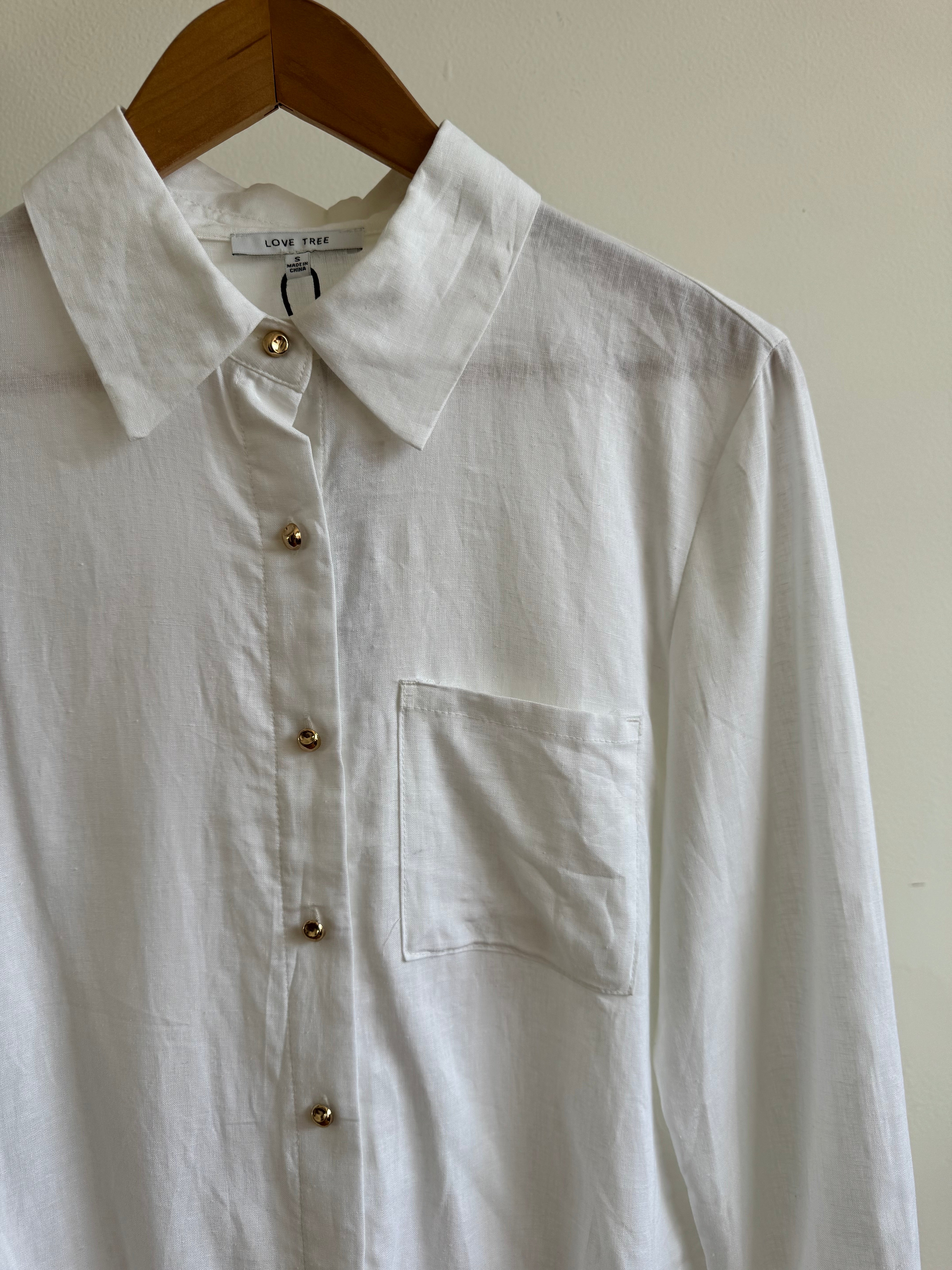 Camisa Lino Blanco
