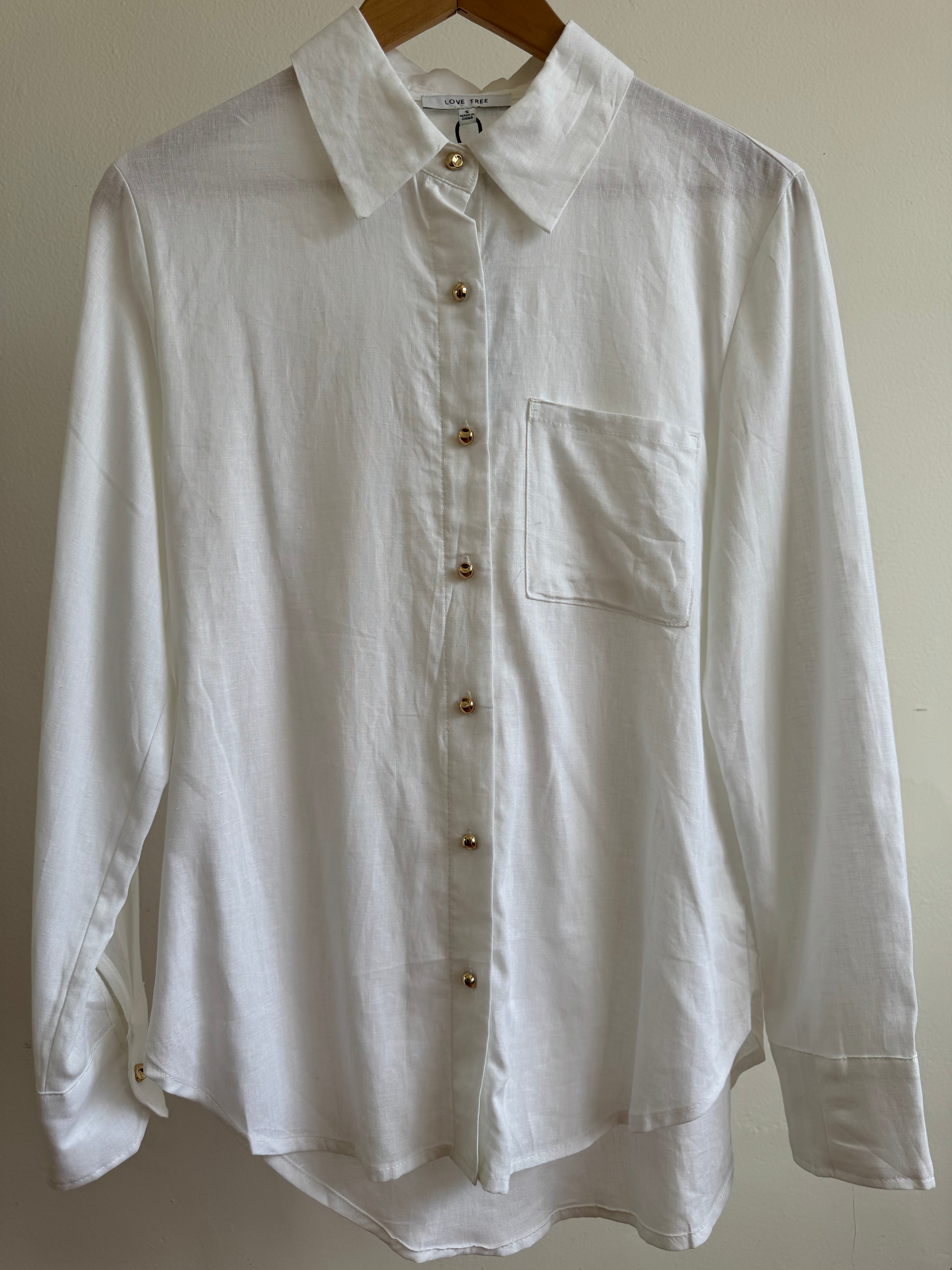 Camisa Lino Blanco