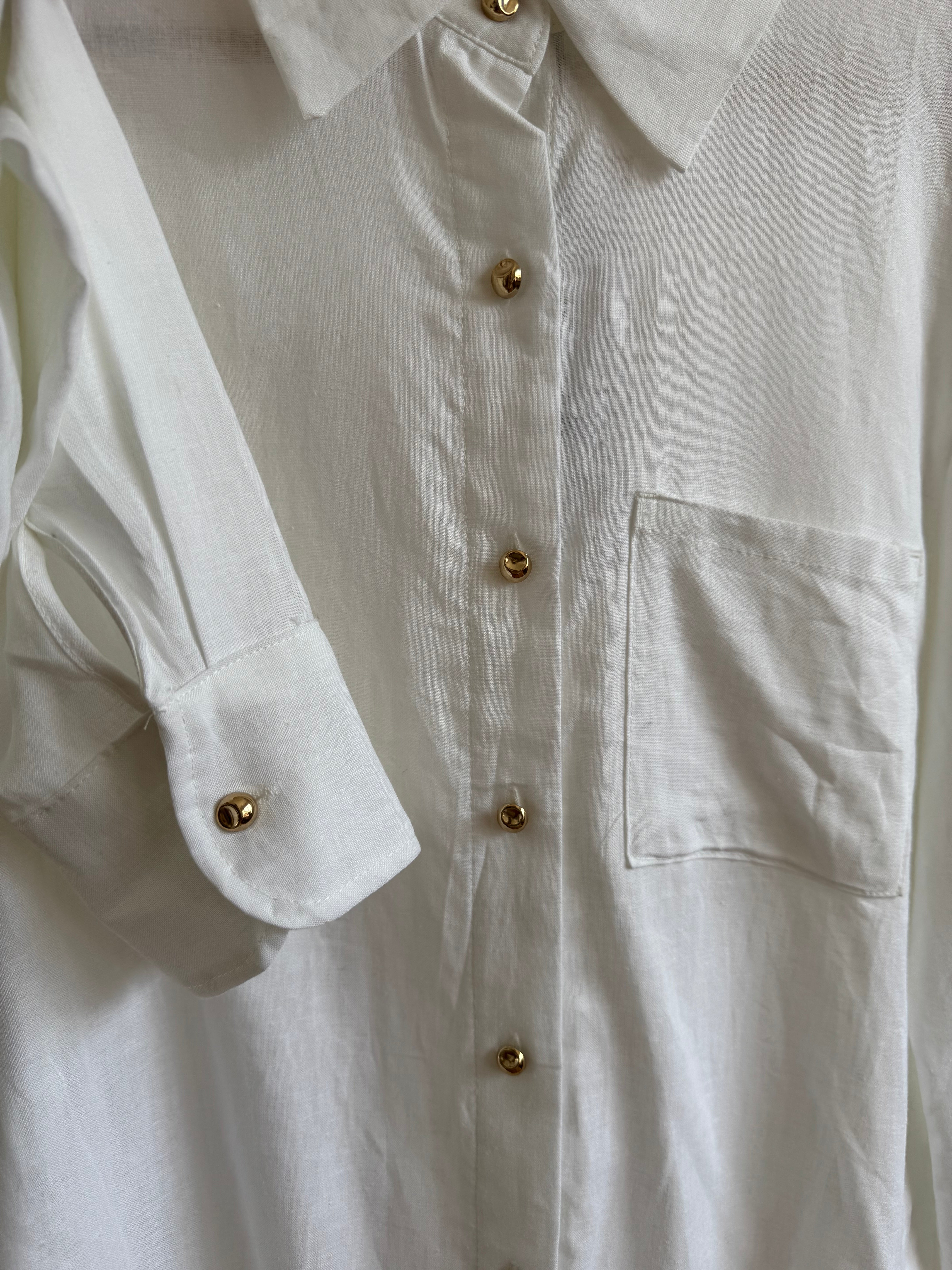 Camisa Lino Blanco