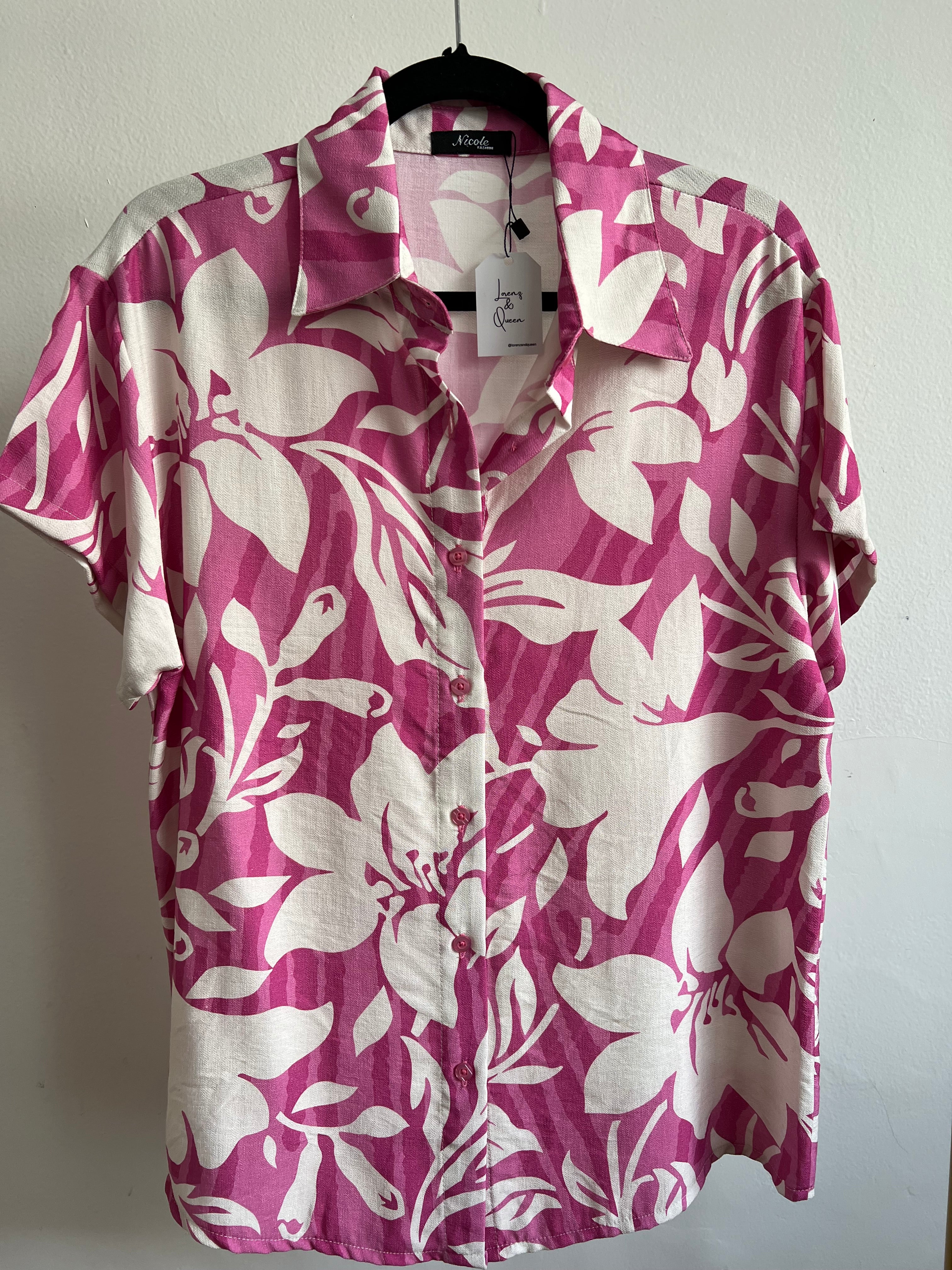 Set estampado rosa